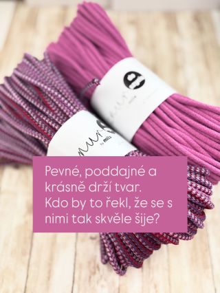 Šňůry na šití — materiál, který si zamiluješ 💛 Drží tvar, krásně se s nimi pracuje a z jednoho klubka zvládneš ušít i...