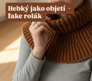 Fake rolák z příze Max Wonder / Wonder Me 🧣 Měkký, hřejivý a hotový za chvilku – ideální k podzimnímu outfitu nebo jako...