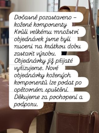 Zájem předčil naše možnosti a kapacity máme na 100 %. Jakmile výrobu opět otevřeme, dáme to vědět na webu i sociálních...