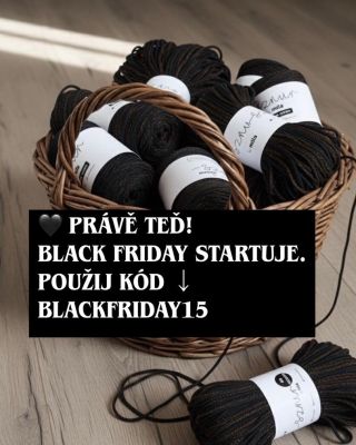 🖤 Startujeme právě teď! Kdo tvoří, ten nečeká – kód BLACKFRIDAY15 jen do neděle. Balíme a posíláme hned, ať vám tvoření...