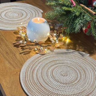 Prostírání na míru z bavlněné šňůry MILA ✨ Každý kousek šiju ručně a s péčí – přesně podle toho, jak si ho přejete vy 🤍 ✔️...
